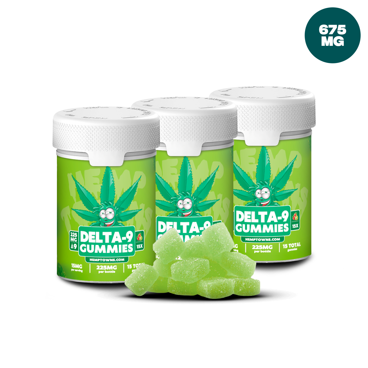 Delta-9 THC Gummies | Strawberry Kiwi | 225MG