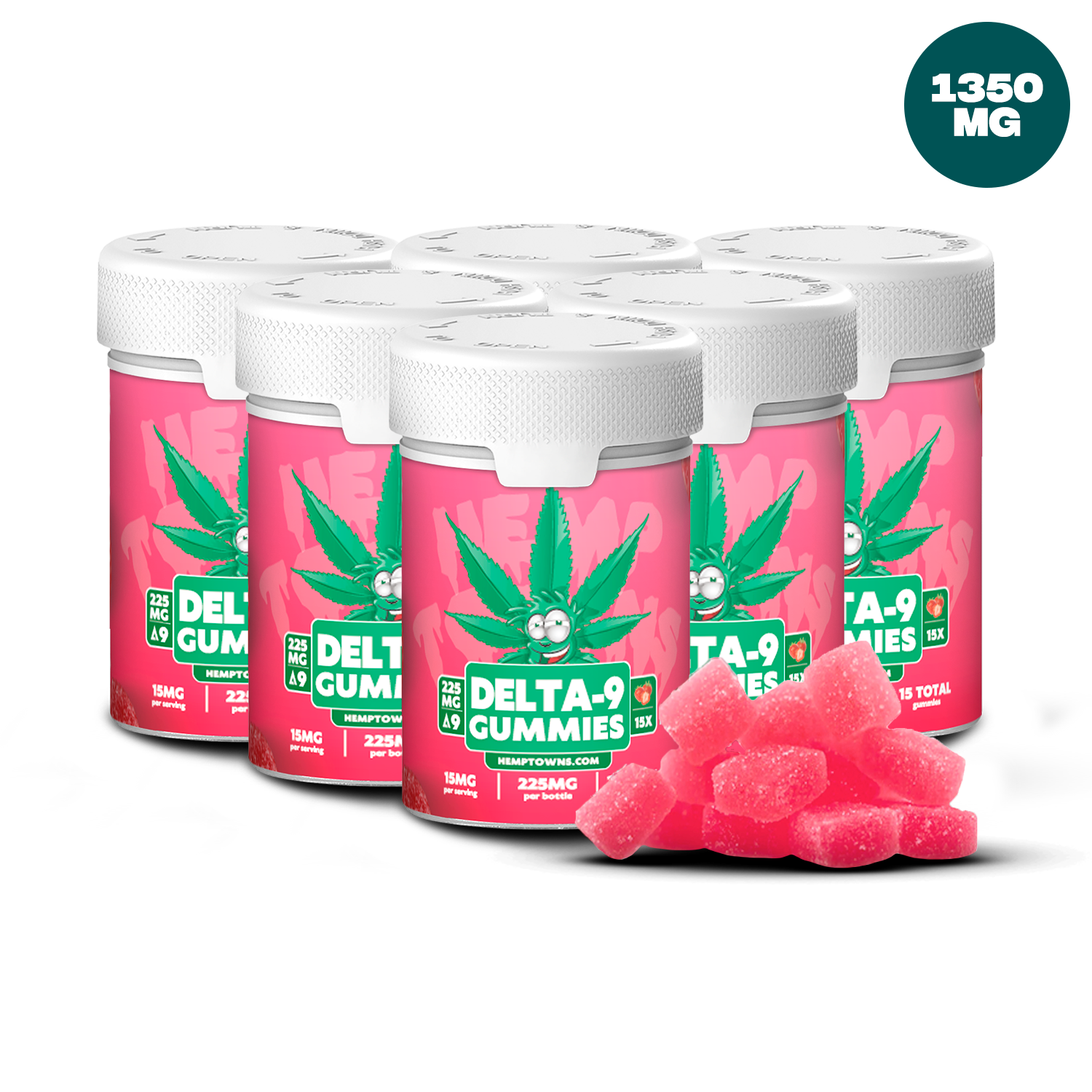 Delta-9 THC Gummies | Strawberry | 225MG