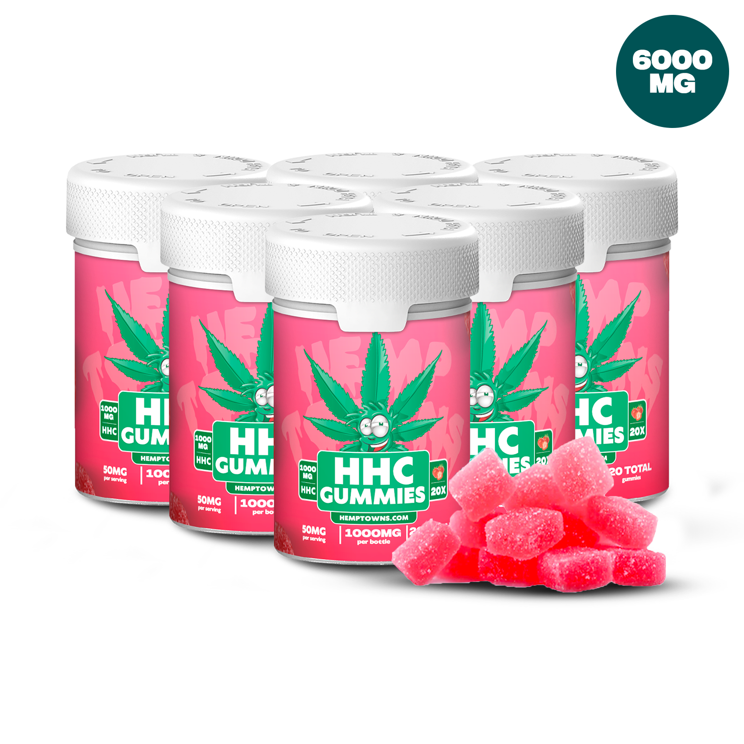 HHC Gummies | Strawberry | 1000MG