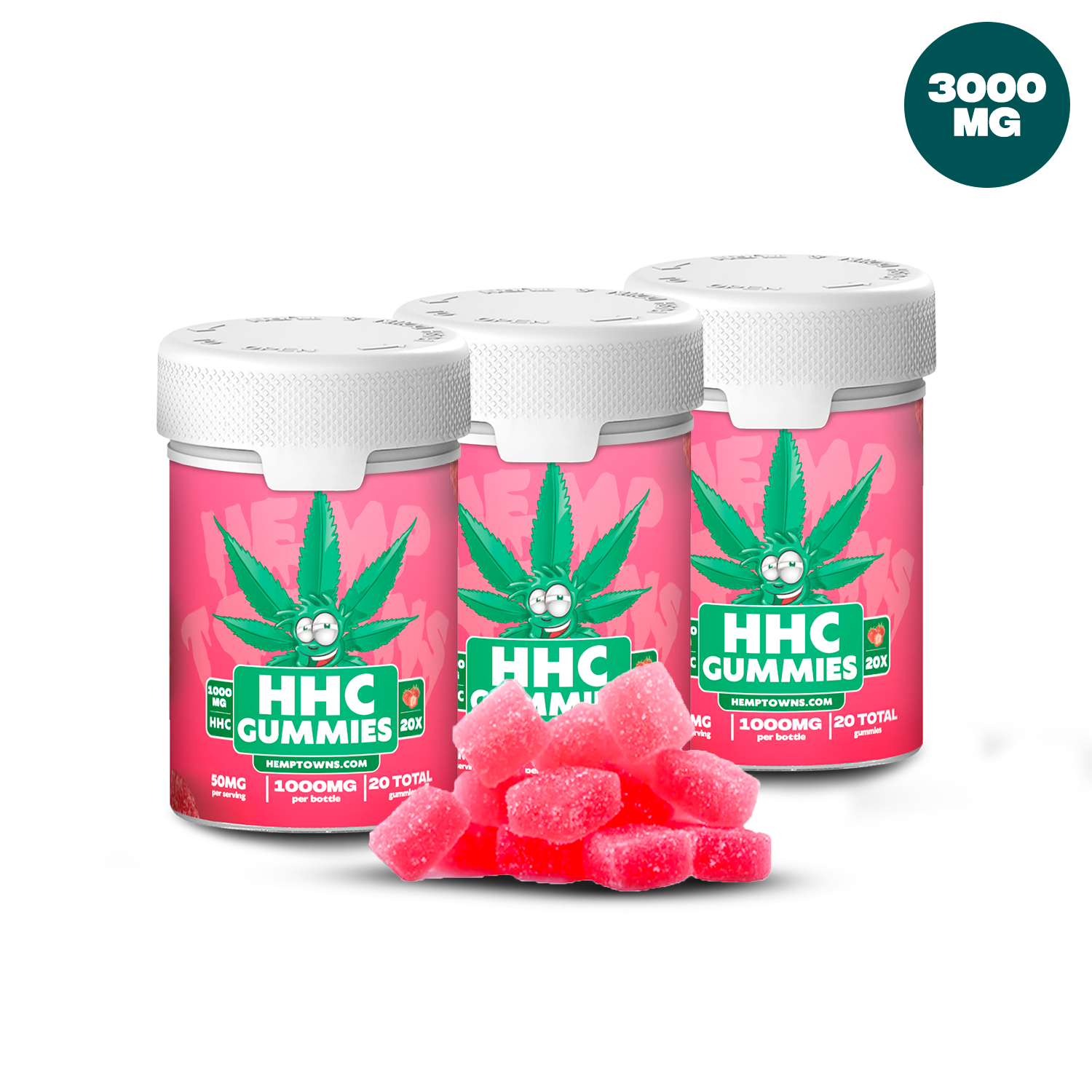 HHC Gummies | Strawberry | 1000MG