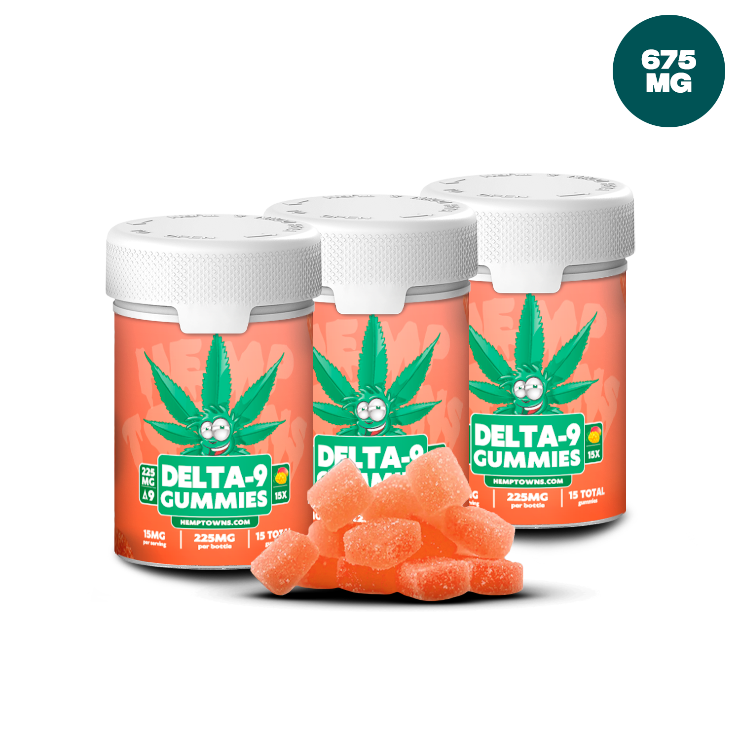 Delta-9 THC Gummies | Mango | 225MG