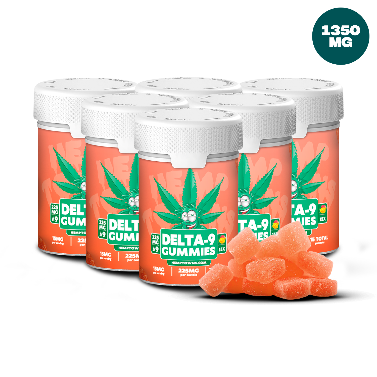 Delta-9 THC Gummies | Mango | 225MG
