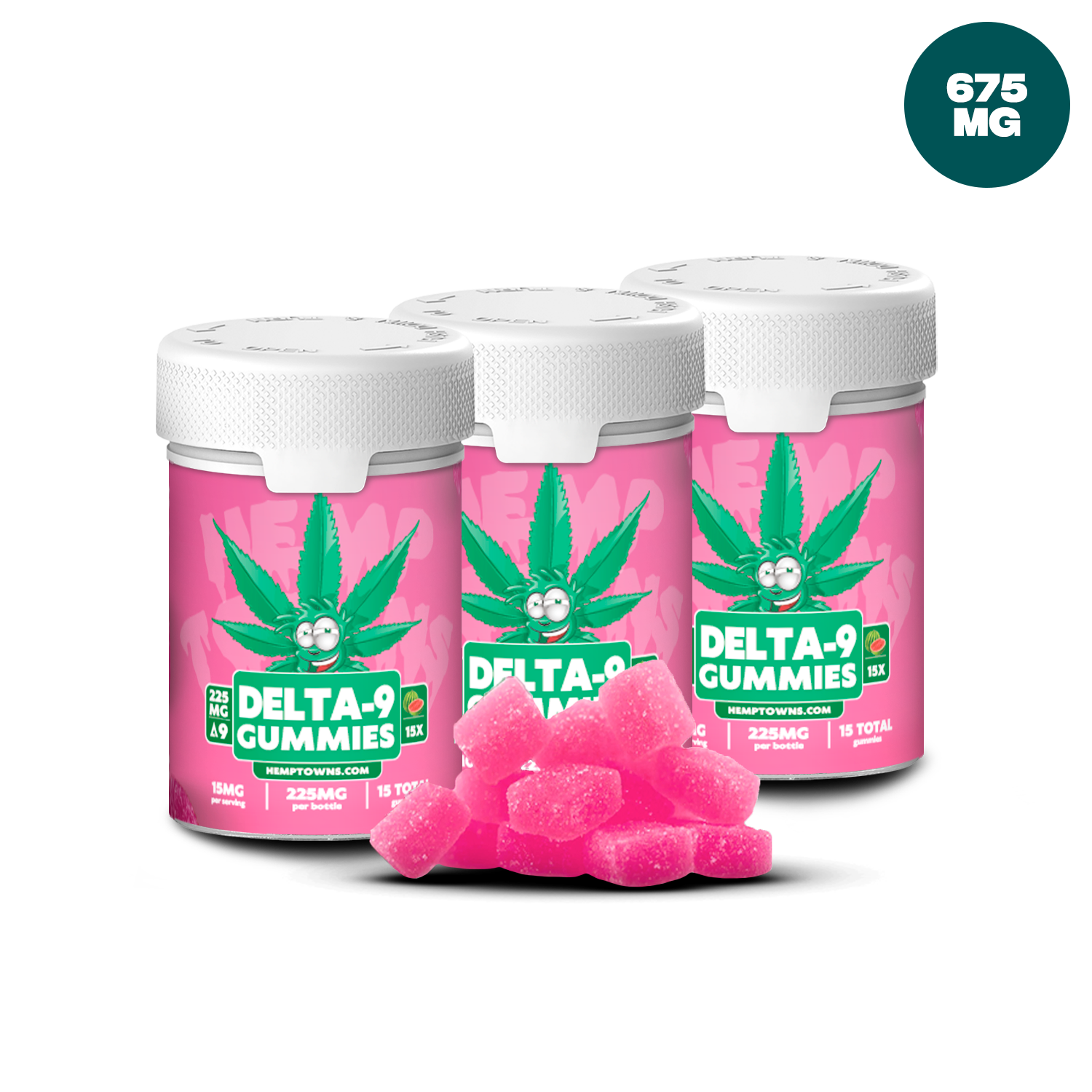 Delta-9 THC Gummies | Watermelon | 225MG