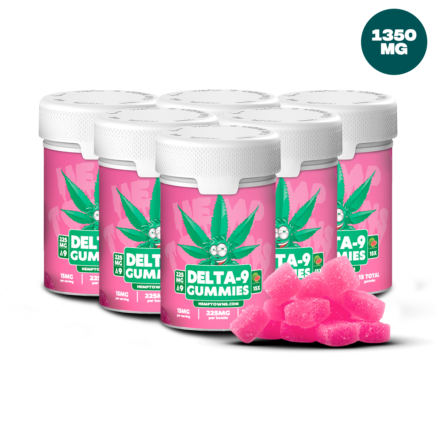 Delta-9 THC Gummies | Watermelon | 225MG